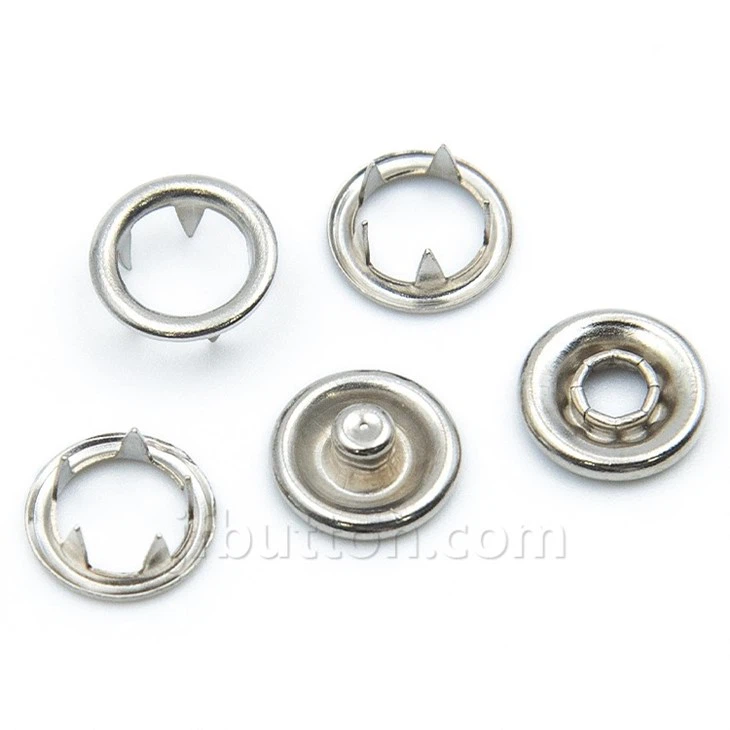 Metal Copper Prong Snap Button Fasteners