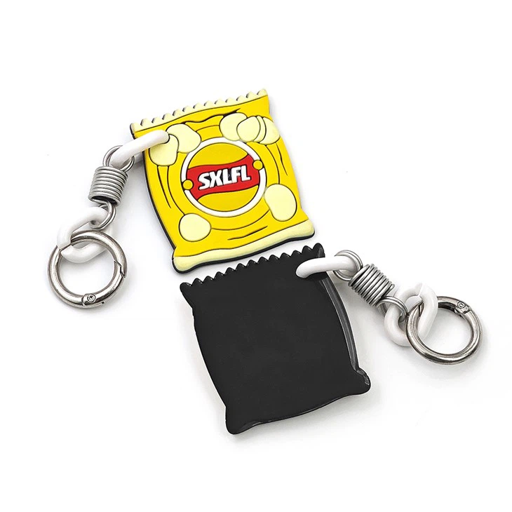 Custom Personalized Rubber Keychains factory
