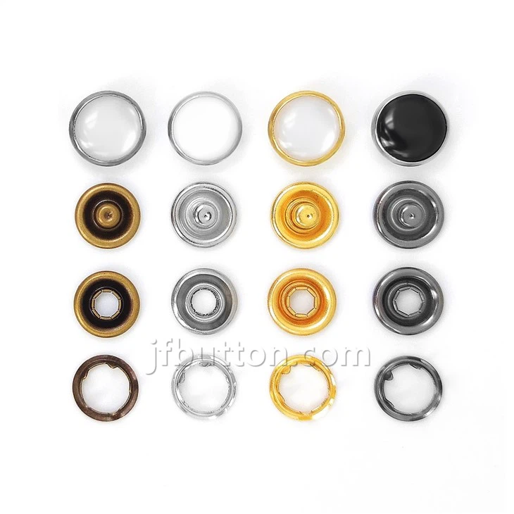 Metal Ring Prong Snap Buttons Metal Ring Prong Snap Buttons