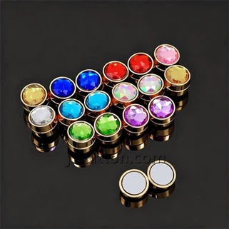 Kristall Hijab Pins Med Magnet