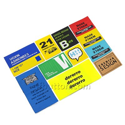 Anpassade personliga sömnadsetiketter