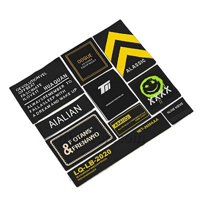 Anpassade vävda tygetiketter