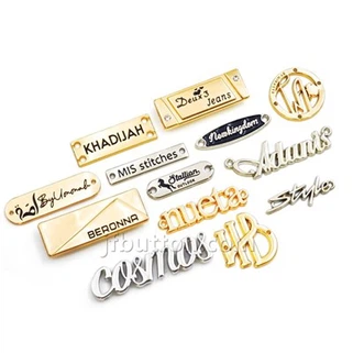 Logotyp metalletikett