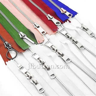 Öppna Metal Zipppers för jackor