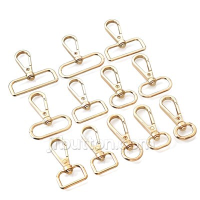 Snäppkrok i mässing