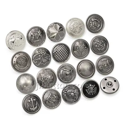 Silver blazerknappar