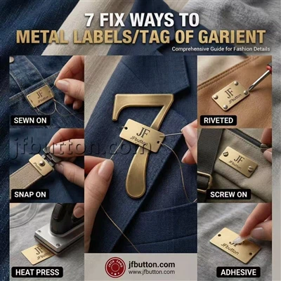 7 Fixa sätt att metalletiketter/tag på plagget
