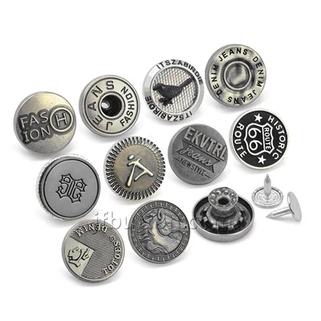 Pin -knappar för jeans